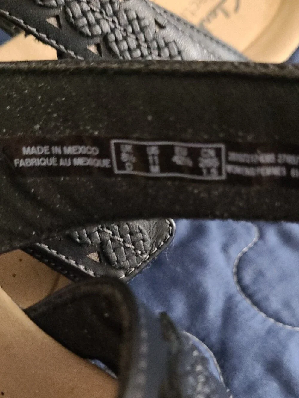 Clarks Black Triple-Strap Comfort Sandals